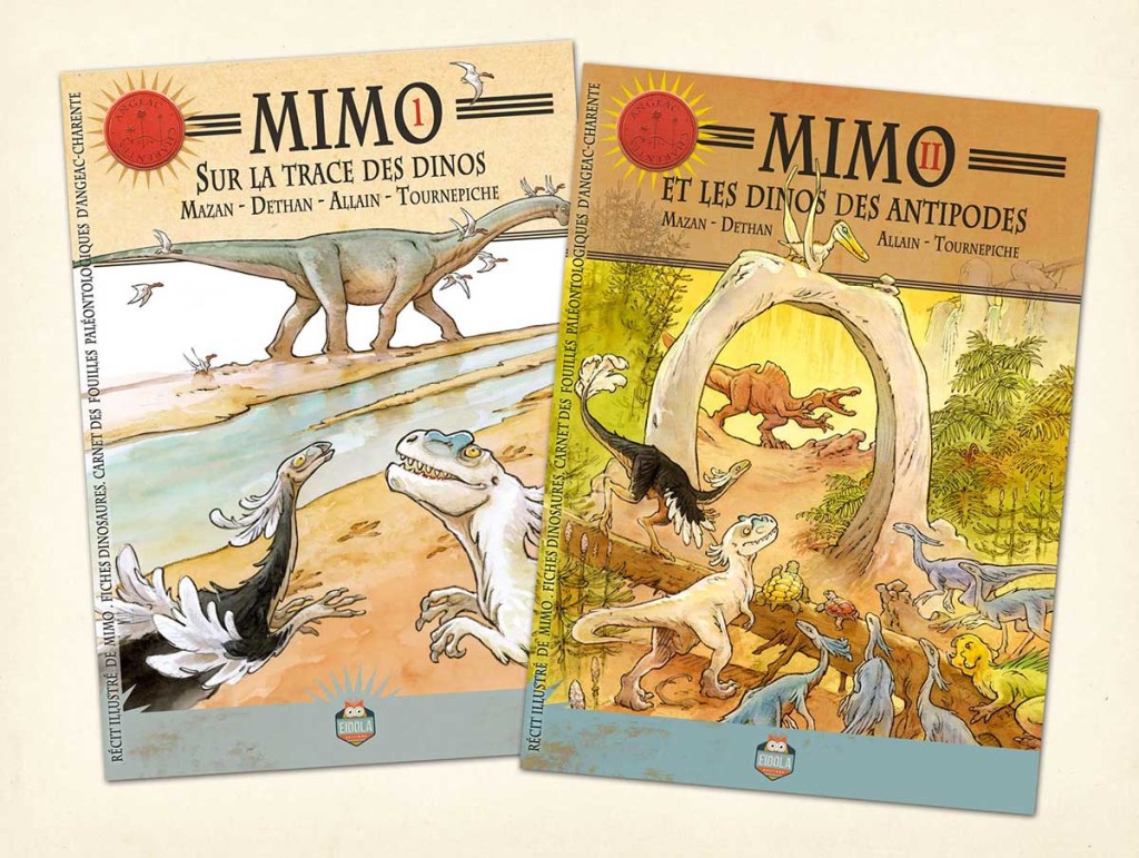 MIMO, sur la trace des dinos - Bande dessinée de Mazan