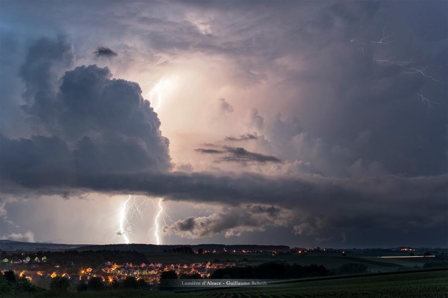 Orage du 5 juin, photo par Guillaume Scheib